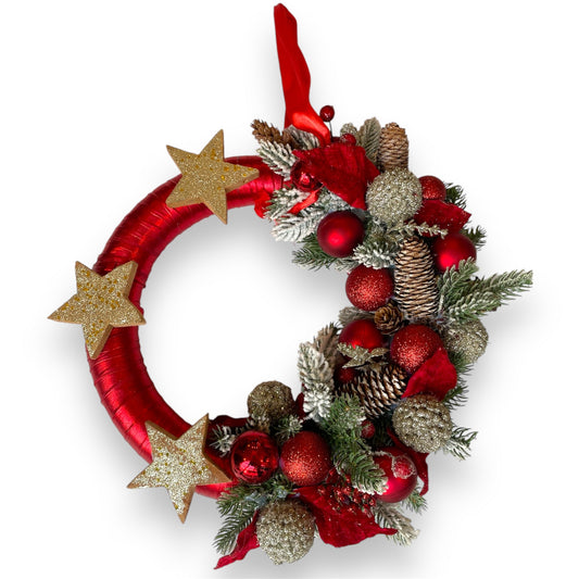 Red Wreath Hanger Decoration