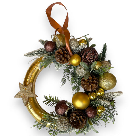 Gold Hanger Wreath