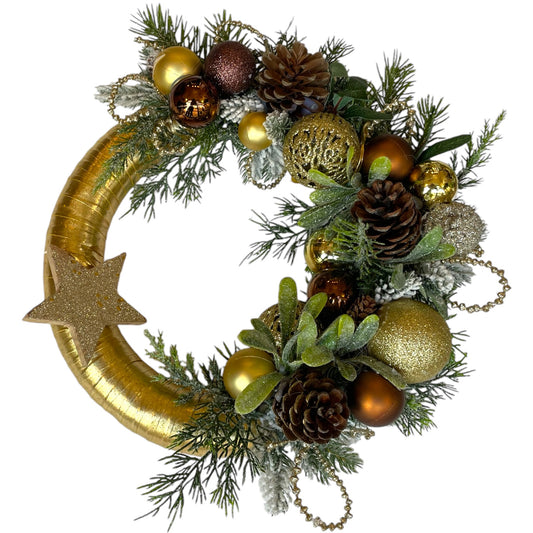 Gold Hanger Wreath