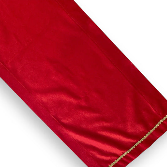 Red Satin Runner