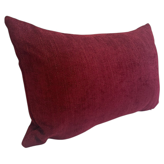 Burgundy Linen Fabric Billow