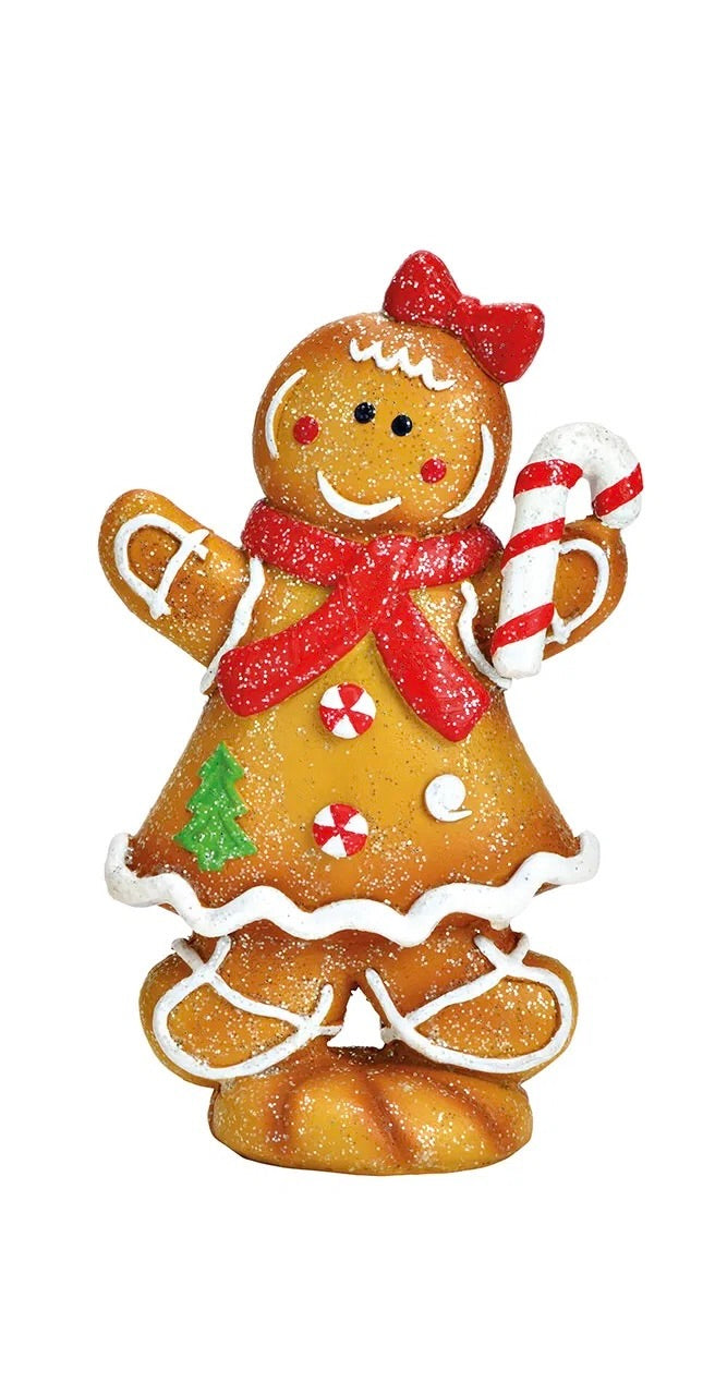 Brown Poly Gingerbread Figure