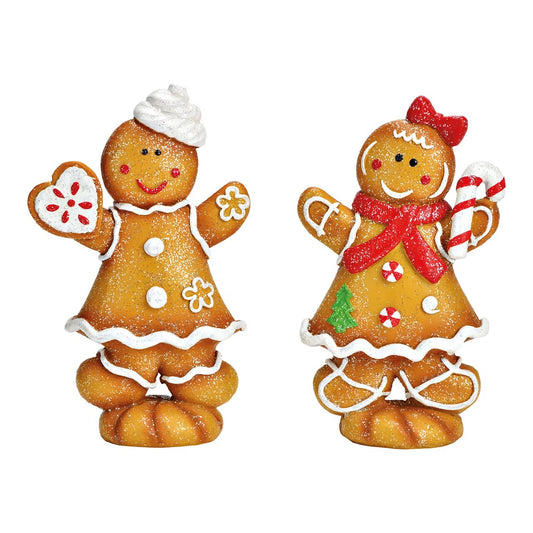 Brown Poly Gingerbread Figure
