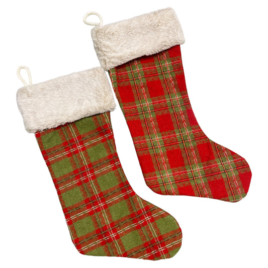 Red/Green Santa Claus Boot Hanger