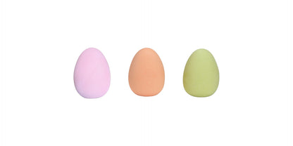Ceramic Easter Egg in Green/Pink/Gold