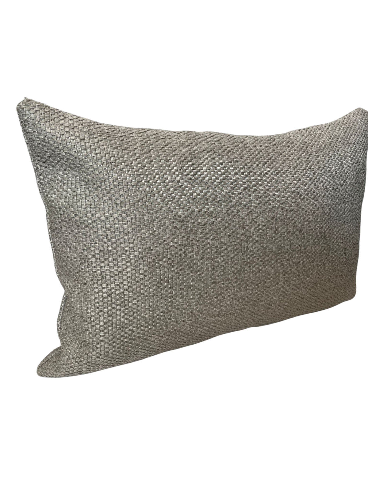 Rectangular Grey Textured Pillow