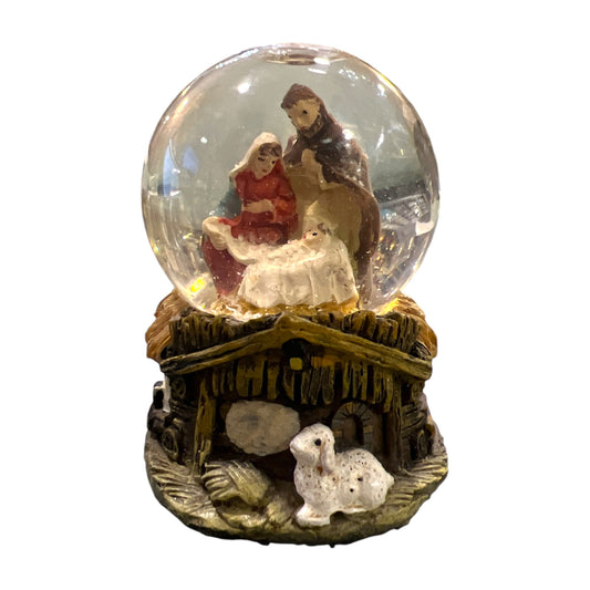 Snowglobe Nativity Scene