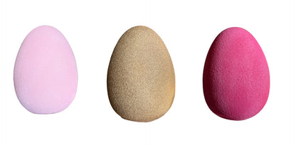 Ceramic Easter Egg in Green/Pink/Gold