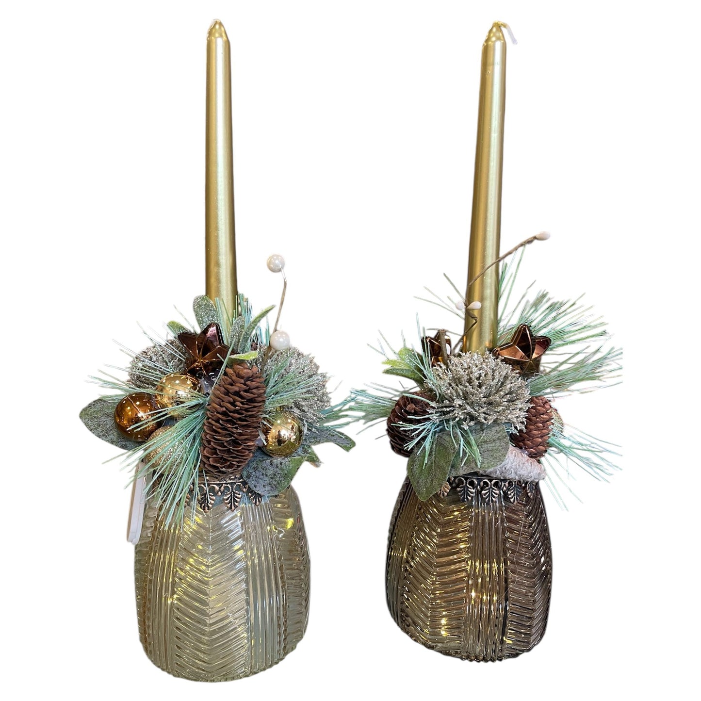 Gold Glass Design in Circular Shape