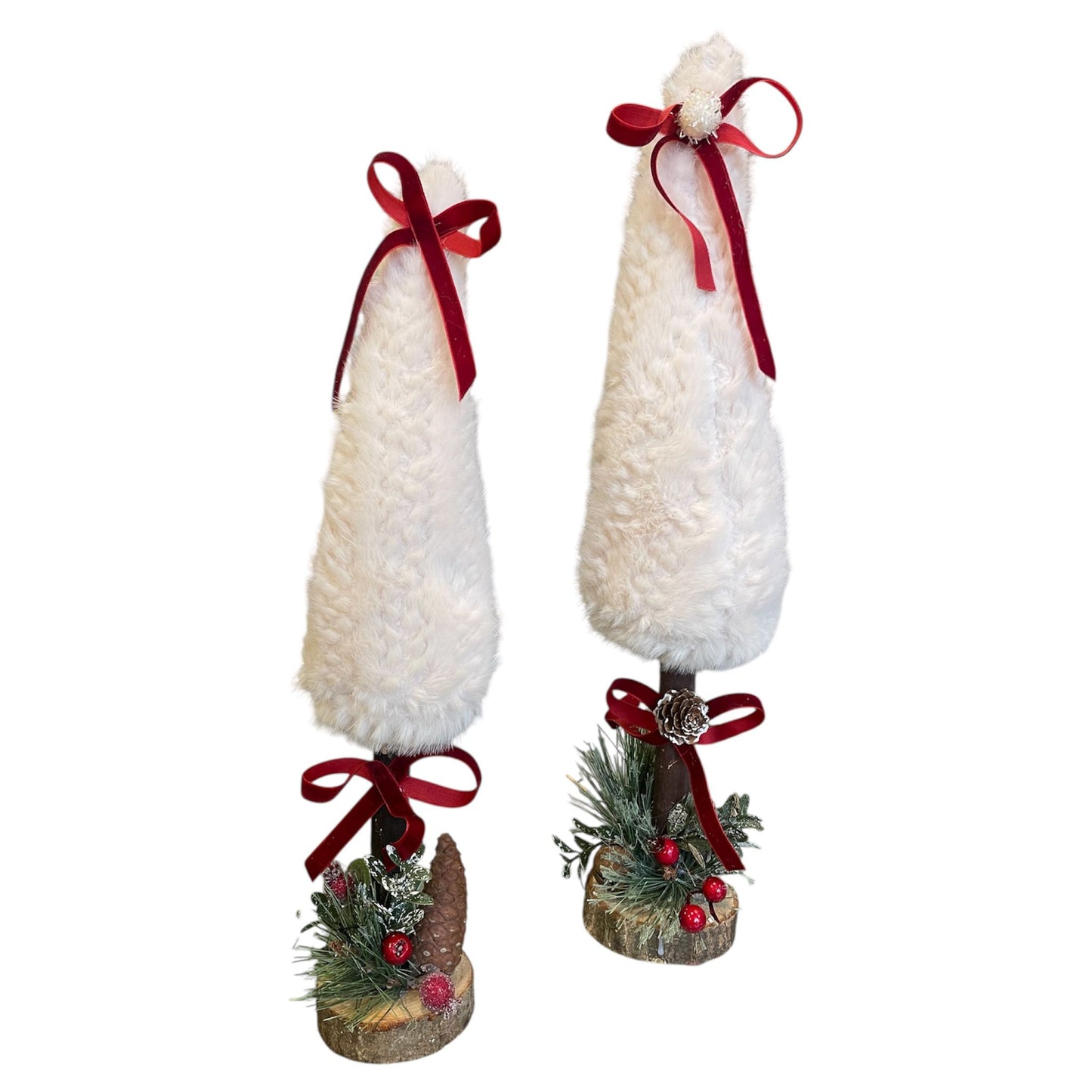 Decorative White Fluffy Tree