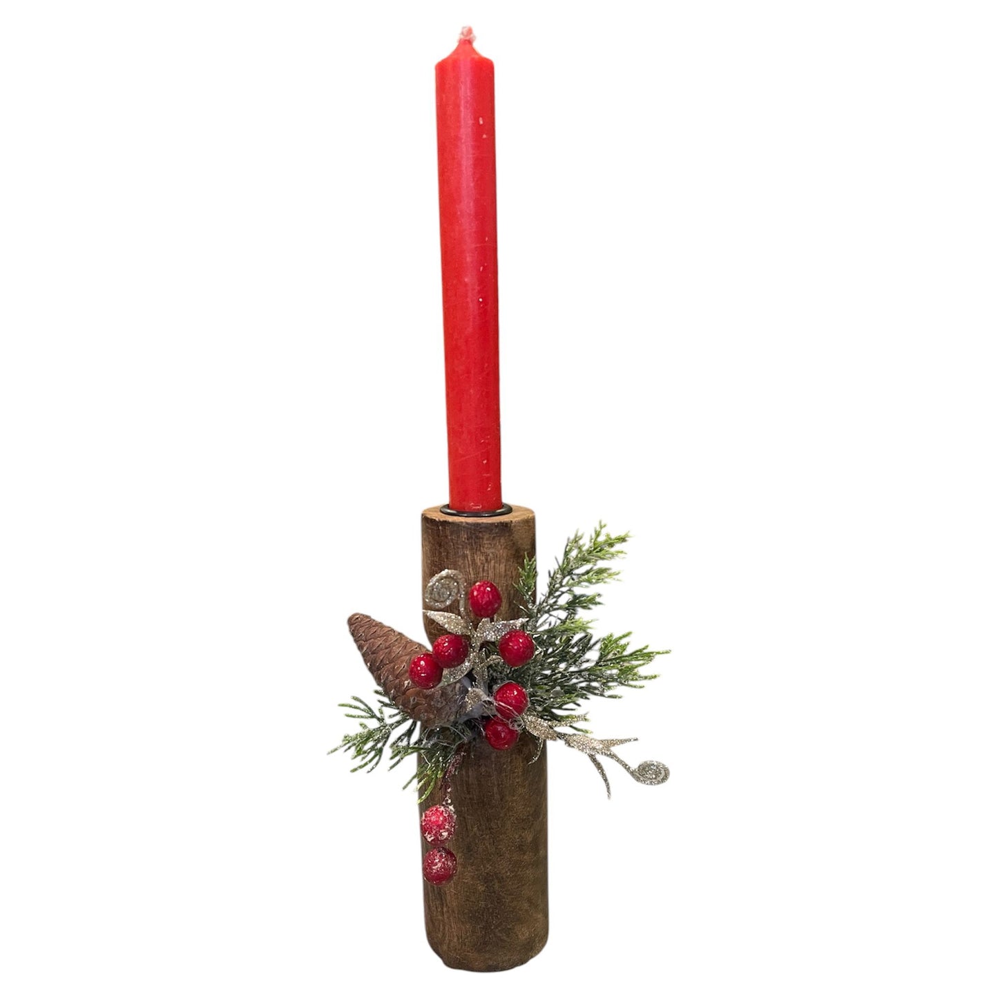 Decorative Brown Candle Holder