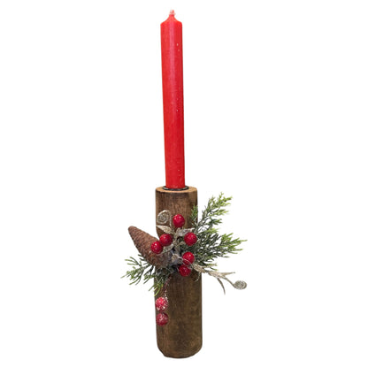 Decorative Brown Candle Holder