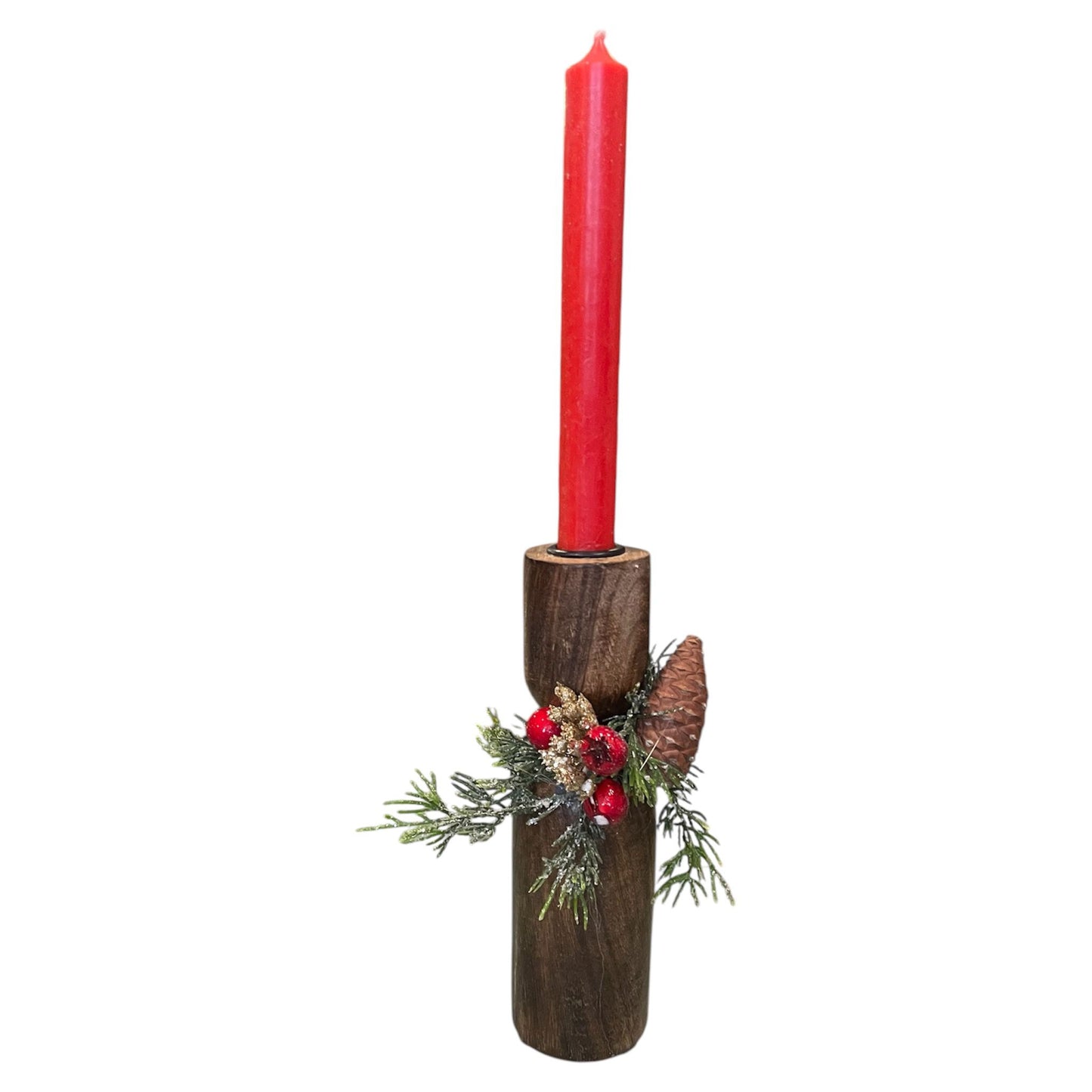 Decorative Brown Candle Holder