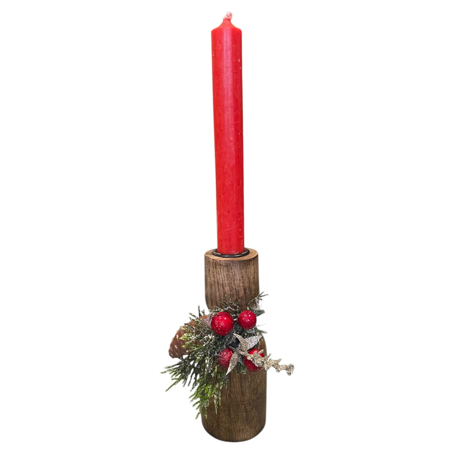 Decorative Brown Candle Holder