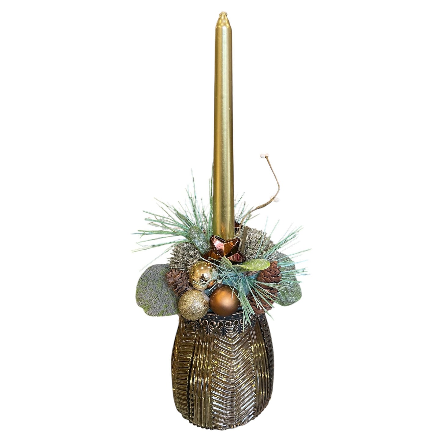 Gold Glass Design in Circular Shape