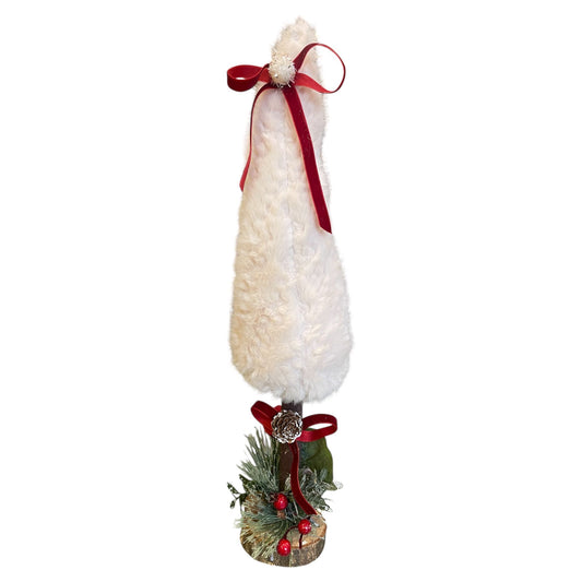 Decorative White Fluffy Tree