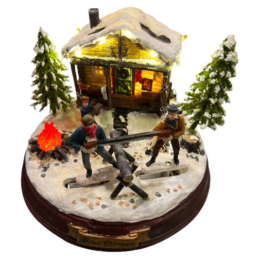 Winterscene Tree Feller