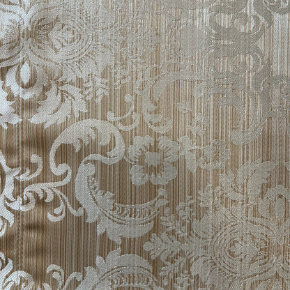 Golden Brown Floral Runner